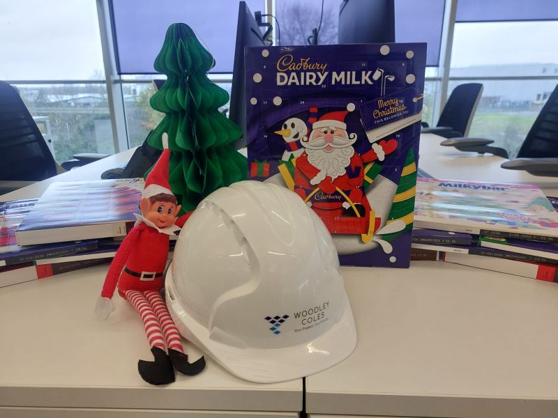 Christmas has officially arrived at Woodley Coles!